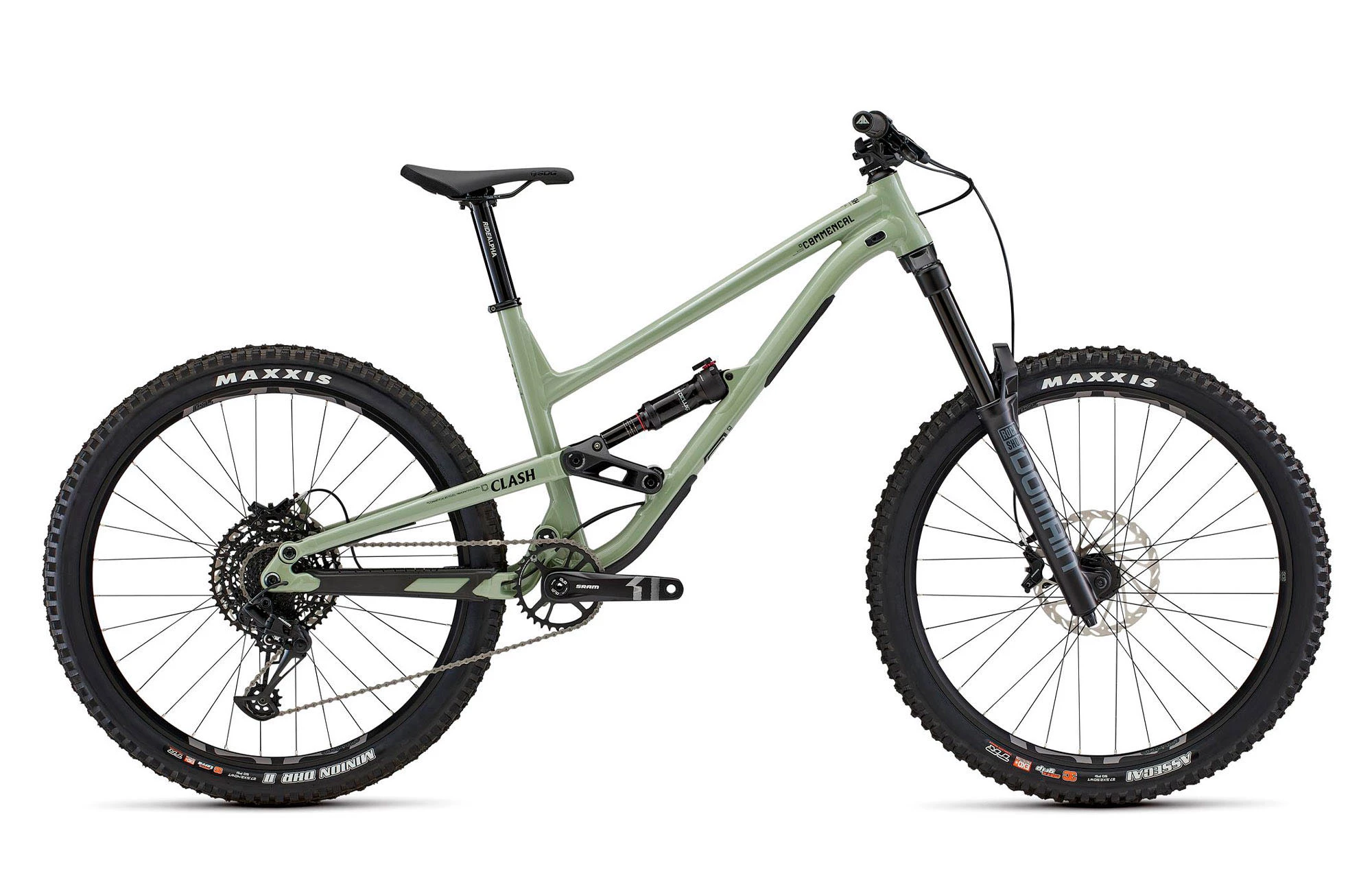 COMMENCAL CLASH ORIGIN HERITAGE GREEN 3 COMMENCAL CLASH ORIGIN HERITAGE GREEN