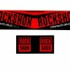 KIT STICKER ROCKSHOX MONARCH PLUS DEBONAIR RED -Sacoche vélo Magasin de vente A16MONARDECALSRD 2000