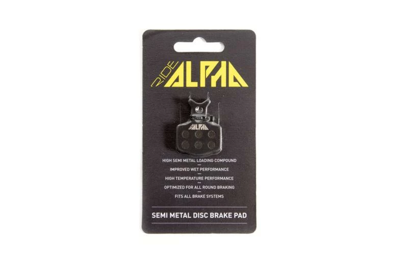 PLAQUETTES DE FREIN SEMI-METALLIQUE RIDE ALPHA SRAM GUIDE / G2 3 PLAQUETTES DE FREIN SEMI-METALLIQUE RIDE ALPHA SRAM GUIDE / G2