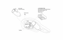 SELLE FIZIK TERRA ALPACA X5 + TOOL KIT -Sacoche vélo Magasin de vente A22SADFIZALPATOOL 3 2000