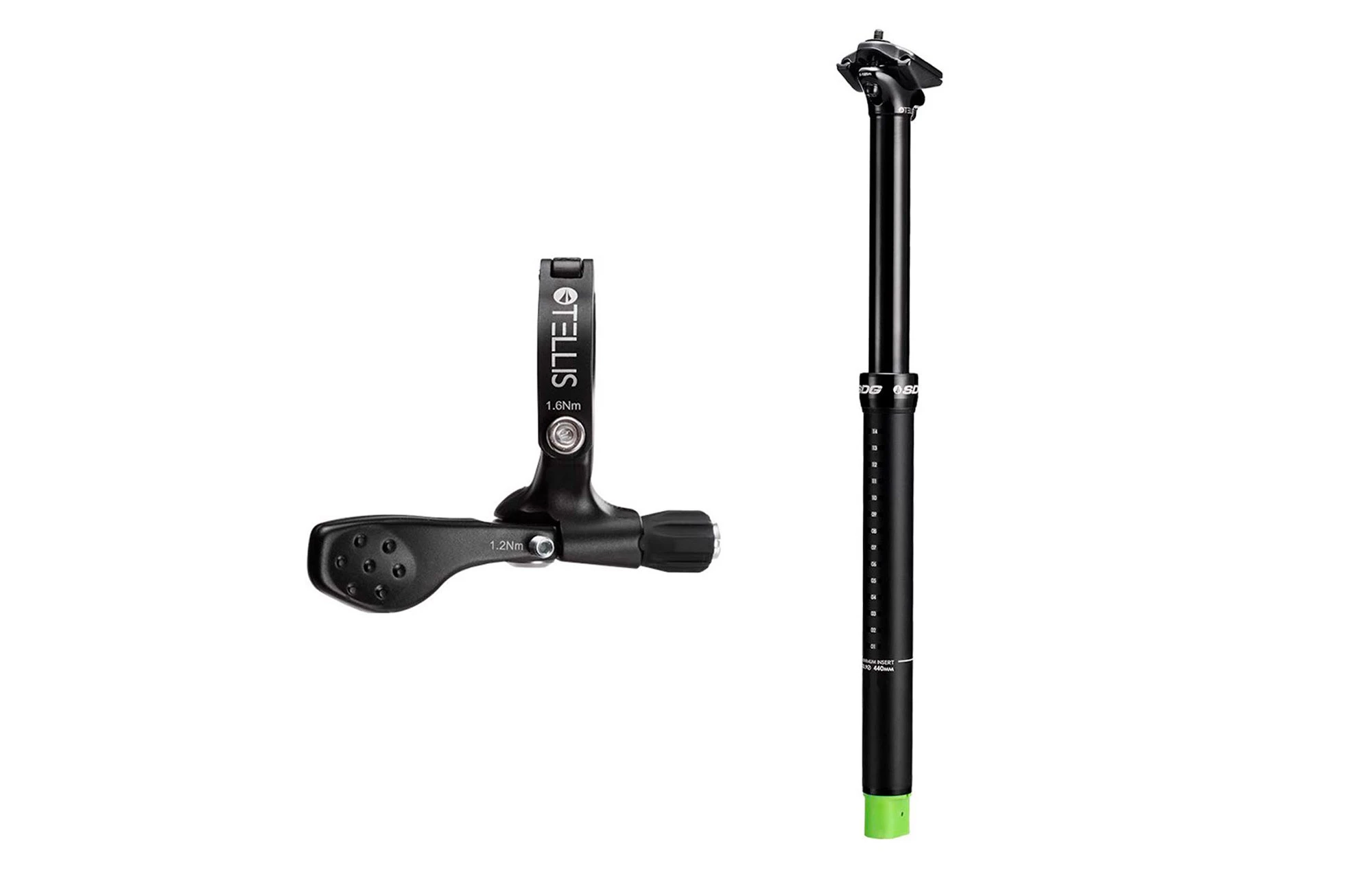 TIGE DE SELLE SDG TELLIS 125MM 34.9MM + LEVIER 3 TIGE DE SELLE SDG TELLIS 125MM 34.9MM + LEVIER